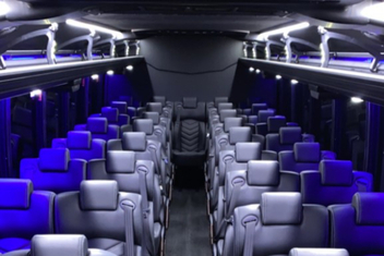 Gilroy Charter Bus Interior