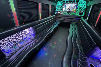 Gilroy Limo Bus Interior